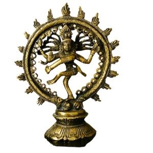 Shiva Nataraja Brass Dancing Sculpture Figurine Statue